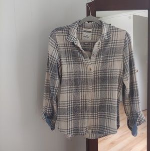 American Eagle grey flannel